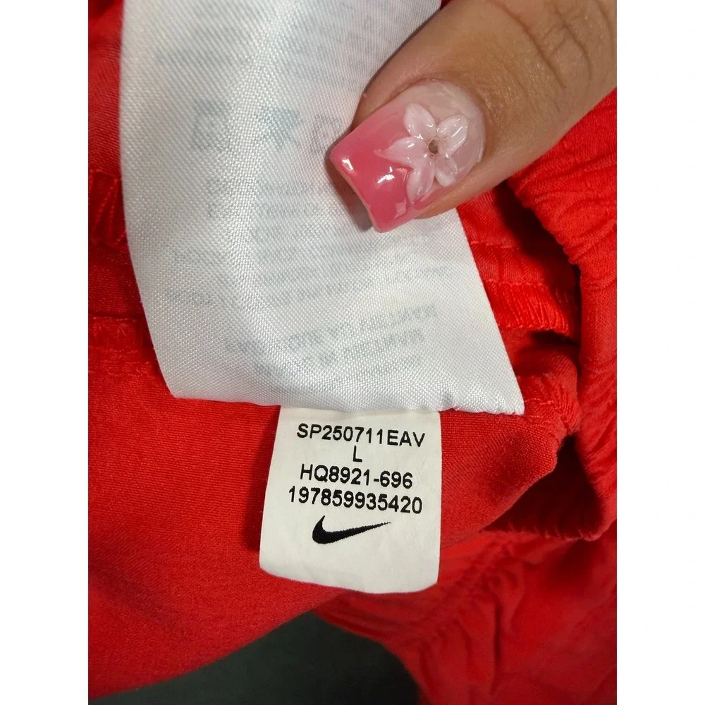 Nike Sportswear Tech Essentials Woven Lined Pants Red HQ8921-696 Mens Large